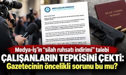 Medya-İş’in “silah ruhsatı indirimi” talebi çalışanların tepkisini çekti: Gazetecinin öncelikli sorunu bu mu?