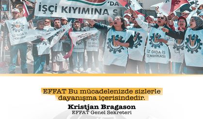 EFFAT'tan İşçi Grevine Destek