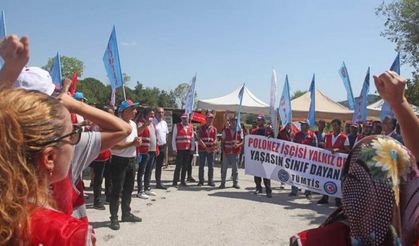 Polenez işçilerine TÜMTİS'ten destek!