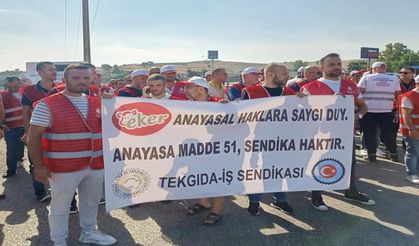Eker Süt'te de eylem başladı! Bursa'ya yürüme kararı