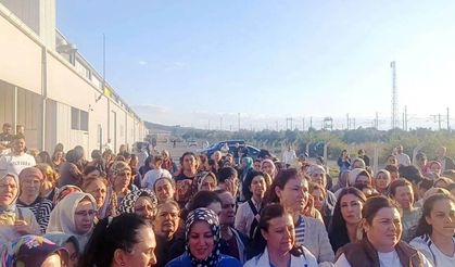 İşten atılan 307 işçi fabrika önünde toplandı!