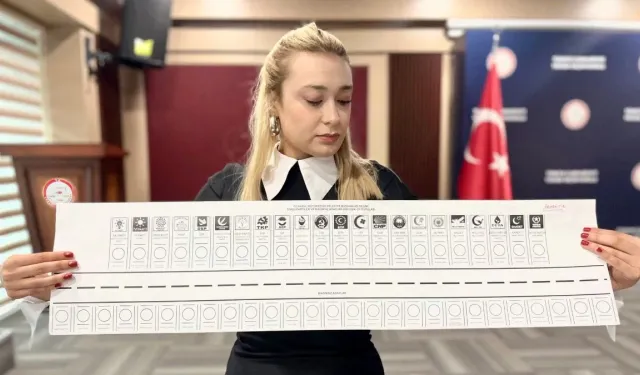 YSK kullanılacak oy pusulalarını tanıttı