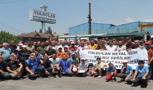 Yolbulan işçilerinden patrona engel!