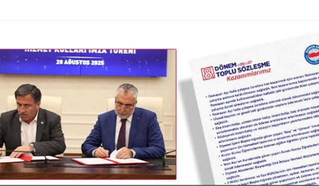 Memur-Sen'e bağlı Diyanet-Sen Toplu Sözleşme kazanımlarını açıkladı