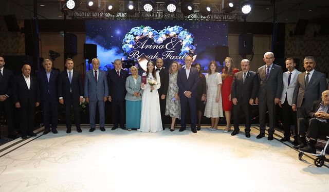 Settar Aslan’ın oğlu Burak Fazıl, Nataliya Radin ile dünyaevine girdi