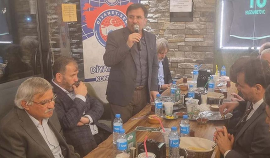 Diyanet-Sen Genel Başkanı Ali Yıldız, Konya teşkilatının iftar programına katıldı!