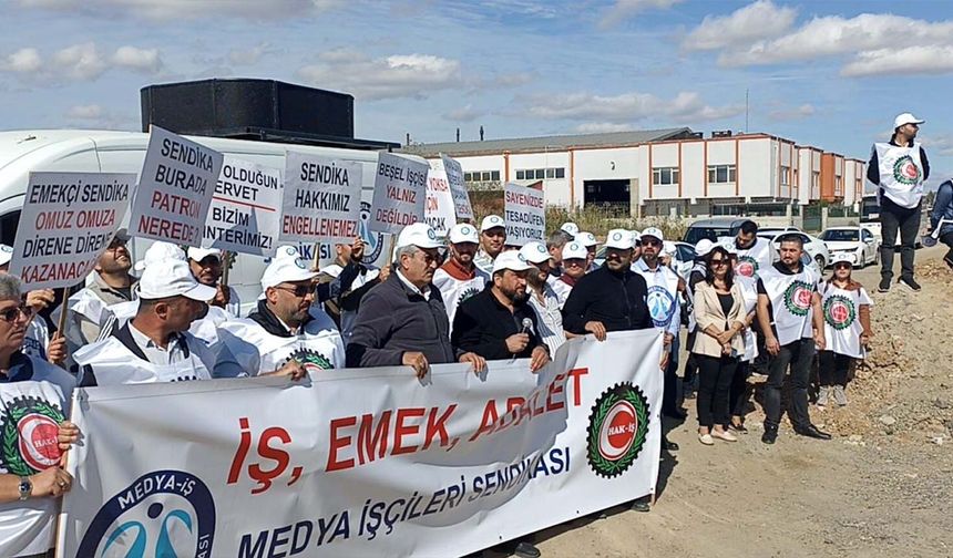 Medya-İş Sendikası Çorlu'daki hukuksuzluğa tepki gösterdi!