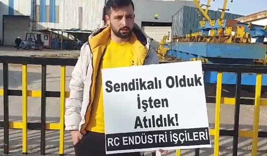 Sendikalı olduk işten atıldık! Sivas'ta RC Endüstri'de 6 işçinin sendika mücadelesi!