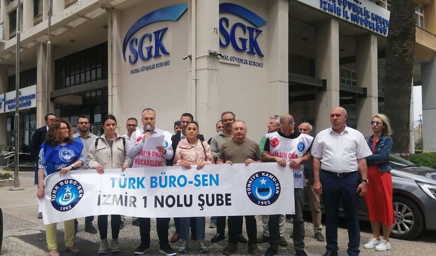 Türk Büro-Sen’den kamuda tasarruf paketi protestosu…
