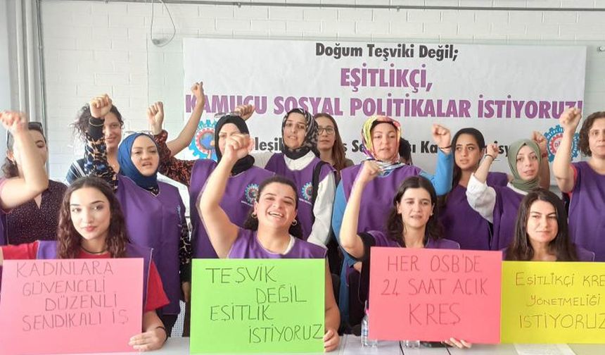 'Doğum teşviki değil, eşitlikçi politikalar istiyoruz'