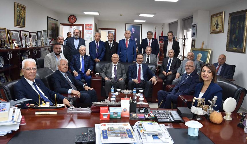 CHP'den TÜED Başkanı Ergün'e ziyaret