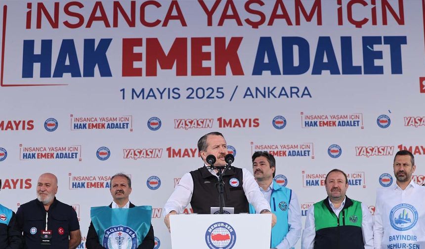 Memur-Sen, 1 Mayıs’ta Ankara Anıtpark’ta taleplerini haykırdı