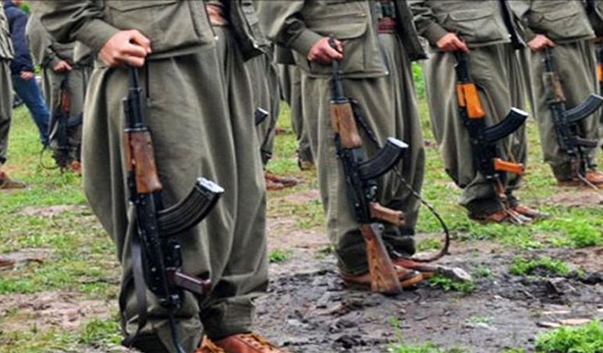 Terör örgütü PKK silahlarını imha etti