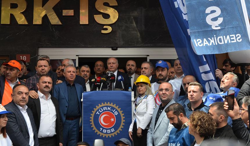 Türk-İş’ten hükümete sert mesaj: Bu masa susarsa meydanlar konuşur!