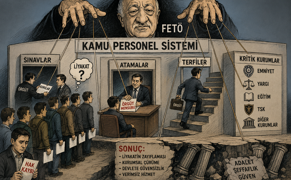 FETÖ'nün Kamu Personel Sistemine verdiği zararlar